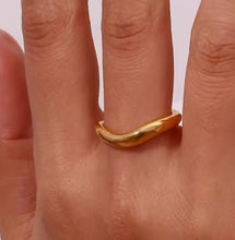 Load image into Gallery viewer, Anika Asymmetrical Ring Gold