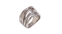 Load image into Gallery viewer, Romi Multiband Ring Silver
