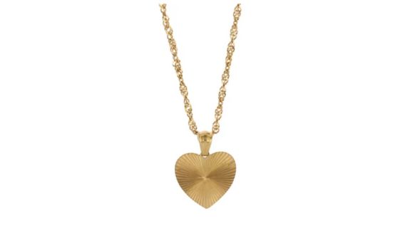 Veda Heart Necklace Gold