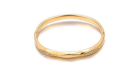 Zinnia Bangle Gold