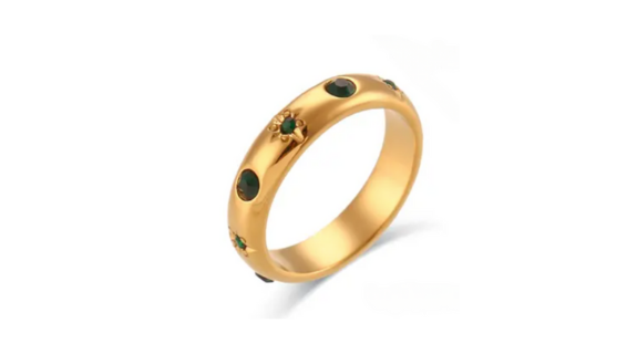 Brooklyn Emerald Ring Gold