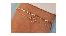 Load image into Gallery viewer, Alina Heart Bracelet Gold
