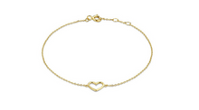 Load image into Gallery viewer, Alina Heart Bracelet Gold
