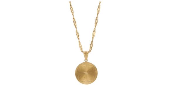 Veda Circle Necklace Gold