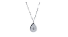 Load image into Gallery viewer, Auriga Tear Drop Necklace Silver
