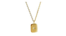 Load image into Gallery viewer, Auriga Rectangle Necklace Gold
