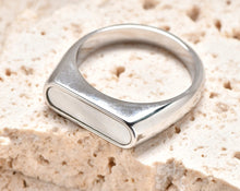 Load image into Gallery viewer, Lucia Ring Silver and White
