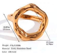 Load image into Gallery viewer, Hildie Ring Gold
