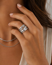 Load image into Gallery viewer, Romi Multiband Ring Silver
