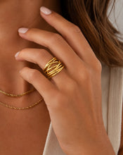 Load image into Gallery viewer, Romi Multiband Ring Gold
