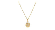 Load image into Gallery viewer, Sunflower Necklace Gold
