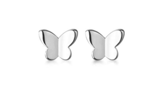 Charlie Butterfly Stud Silver