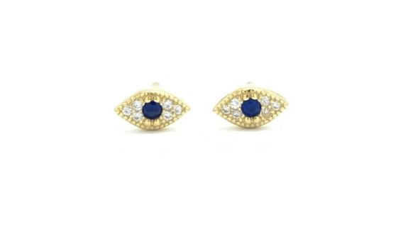 Evil Eye Stud Gold