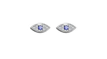 Load image into Gallery viewer, Evil Eye Stud Silver
