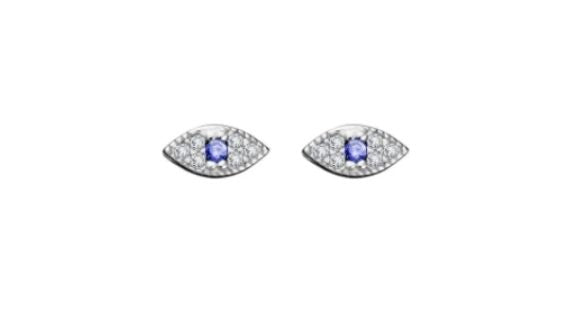 Evil Eye Stud Silver