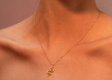 Load image into Gallery viewer, Medusa Snake Necklace Gold
